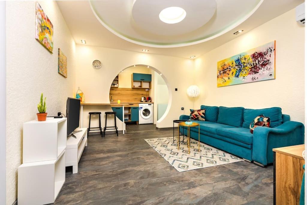 Modern 1Br Apartment With Private Garden Top Center Plovdiv Extérieur photo